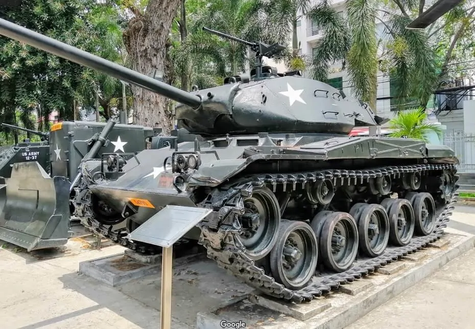 tank at the ho chi minh war museum